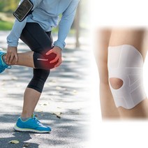 헬스 등산 자전거 요가 실리콘 무릎 보호대 니슬리브 관절 슬개골 통증 완화