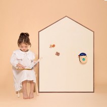 [바보사랑] 릴리후스 원톤 M 유아 자석 칠판 보드, 상세 설명 참조, 색상:핑크 / 프레임:브라운