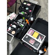캐리어 메이크업 이동 수정 출장 촬영 수납 보관 트, 블랙워터큐브항공기바퀴