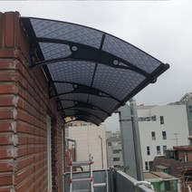 캐노픽스 1000x1500 비가림막 현관 창문 차양 렉산 자재 테라스가림막, 엠보별_브라운, 그레이, 은백색(기본색상)