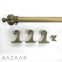 바자르 엔틱 커튼 봉/압축봉 300/340/450/540, 03.엔틱봉450