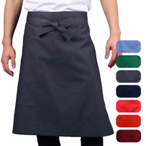 레뷰가운 AE21 허리앞치마 요리학원 포장마차 일식 호프집 서빙 주방 분식집 앞치마, AE21_녹색, 1개