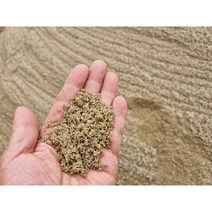국내 자연산 강모래18kg(10mm이하) 자연모래 다육이 제라늄 분갈이 모래주머니, 1개, 18000g