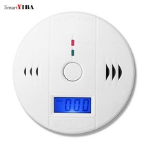 가스누출경보기 이산화탄소 복합가스측정기 검지기 smartyiba lcd 광전 일산화탄소 알람 센서 홈 보안 co 가스 센서 독립 감지기 알람 co 센서, 없음