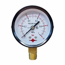 일반 압력계 연성계 진공계 A타입 60파이 (일반 압력계 연성계 진공계 A타입 60파이), 60파이 20bar