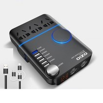 지구마켓 차량용 멀티 인버터 12V 24V ~ 220V 콘센트 USB 포트 시거젝 겸용, 지구마켓 차량용 멀티 인버터 12v 고급A개