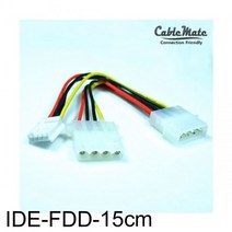 1+1 IDE to FDD IDE 2구 확장 케이블 15cm, 1+1) 2개