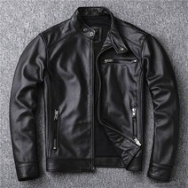 Tcyeek 100% 정품 가죽 자켓 남자 빈티지 자연 Cowskin 코트 봄 가을 망 Chaquetas Hombre FCY233