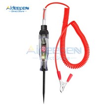 메가테스터기 멀티미터기 전기검진기 비접촉검전기 누전 전기 자동차 트럭 전압 회로 테스터 3V 6V 12V 24V, [01] 3-36V Red Display