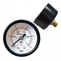 삼성계기 일반 압력계 D타입 40파이, 40파이 -1bar 진공계