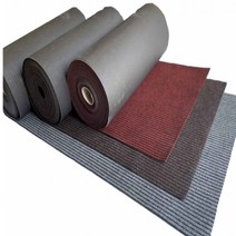 현관매트 바닥 공장 매장 미끄럼방지 라인매트 1M x 30M(3가지 색상), 적색