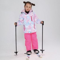 주니어스키복 스키복 스키 복 브랜드 방풍 방수 따뜻한 와 소년 스노우 세트 겨울 및 보드 자켓 바지