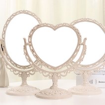 엔틱 레트로 공주 탁상거울, C_원형 [G02]