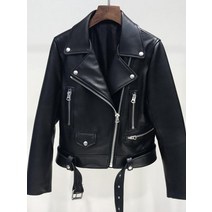 Ftlzz 가을 여성 pu 가죽 자켓 여성 지퍼 벨트 짧은 코트 여성 블랙 펑크 폭격기 인조 가죽 착실히 보내다