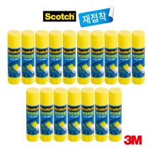 3M 스카치 재접착풀 14g, 17개