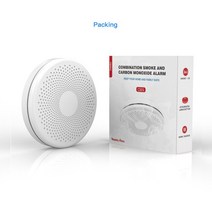 연기검지기 화재경보기 연기센서 일산화탄소중독 연기검지기 CO경고감지기투야 와이파이 2 인 1 스마트 연, 01 Wifi, 01 Wifi