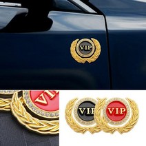 테슬라 호환 용품 꾸미기 자동차 스타일링 스티커 오토 VIP 배지 바디 사이드 윈도우 장식 액세서리 르노 재규어 포드 오펠 스즈키 혼다 볼보용, gold-red+for Fiat