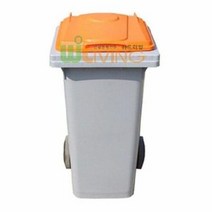 리빙 분리수거함 HDPE 다용도함120L 일반형, 옵션선택:주황, 단품