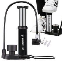 포스 자전거 에어 발 펌프, 실버