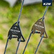 카즈미 야누스 삼각 스토퍼 8P K20T3F005 텐트 타프 장비, 블랙