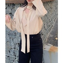 르메스 타이 블라우스(withmeabout)