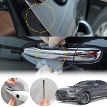 제네시스EQ900 자동차 PPF 보호필름 도어컵 5P 도어엣지 5P PWR-0424, 도어엣지 5P(10mm X 100CM), 0