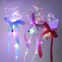 LED 불빛 폼구슬 요술봉 별 10p (마법봉 불봉 마술봉 공주놀이)