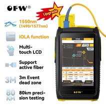 네트워크 케이블 테스터 미니 OTDR 파이버 라이브 광섬유 터치 OPM VFL OLS iOLA 맵 20dB 가방, 2.FWT 100 S5F iOLA APC
