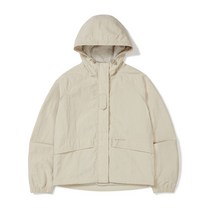 [국내매장판]스노우피크아노락 캠플 우먼스 유틸리티 바람막이 Beige 베이지 S23SWCWB11BG
