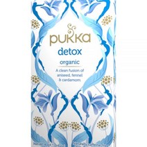 Pukka Detox 유기농 티백 아니스 회향 카다멈 20 티백