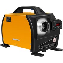 2022년 이동식 무시동히터 동계캠핑난로 차박난방 차량용 캠핑 온풍기 신형, 22년신형(12/24/220V공용), 4구+소음펌프추가, 검정+최신형소음펌프