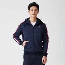 카미스타 스트라이프 TR 후디 짚업