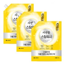 자연퐁 스팀워시 주방세제 레몬향 1L x 3개