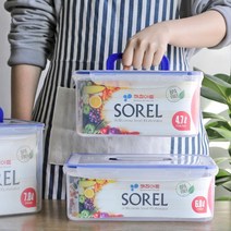 김치 냉장고 투명밀폐 보관용기 다양한크기 장아찌 절임통 오이지 김장통, 1개, 투명 김치통6L