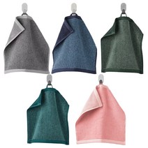 이케아 세면수건 HIMLEAN 힘레온 핸드타올 다크블루/멜란지 30x30 cm, 터쿼이즈(004.918.47), 1개