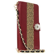 카드분실방지 현금카드수납 Leopard Edition DIA 손목체인스트랩 다이어리케이스 핸드폰케이스/아이폰12 미니 케이스
