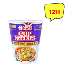 닛신 컵누들 씨푸드 스파이시 71g, 12개