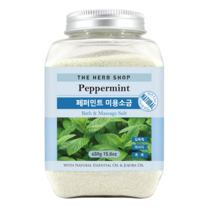 더허브샵 페퍼민트 미용소금, 450g, 2개