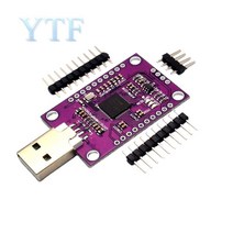 모듈avrisp 컴퓨터부품 MCU-FT232H USB to JTAG UART FIFO SPI I2C 고속 다기능 직렬 포트 모듈, 한개옵션0
