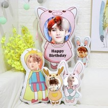 인형 쿠션 캐릭터 봉제 완구 수면 직수입 모찌 변백현 피규어 뽀글뽀글 여자 인간형 잠자리 베개 맞춤 만들기, 02 인형 파파라치 40cm [고품질 양면, 01 분돈
