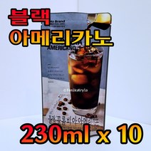 Free Delivery 노브랜드 블랙 콜롬비아 아메리카노 230ml x 10팩 NoBrand Black Colombia Americano 230ml x 10pc