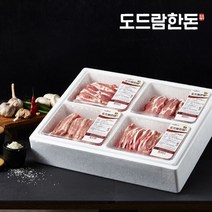 [KT알파쇼핑]도드람 으뜸구이(삼겹살/목심/등심덧살/항정살) 세트2호 1.6kg