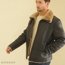 [BOSROOM]이더슨 양가죽 메리노무스탕자켓 네이비