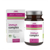 GSE 이뮨 콤플렉스 파이토 비타민 C 셀레늄 아연 1개월분 60정 독일직구 Immun Complex