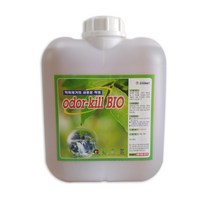오더킬바이오 (ODOR-KILL BIO) 10L /20L 친환경탈취제 음식물쓰레기처리장 도축장 농수산물 가공공장 염기성악취전용 강력탈취, 20L