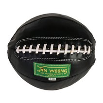전신 운동용 진웅 가죽 메디신볼 1kg 블랙
