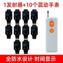 호출벨 노인 응급 주문벨 콜벨 진동벨 식당 비상벨 무선, J. 송신기1개+알람시계세트10개