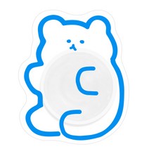 로윈 아크릴 톡 휴대폰 거치대 홀더 투명 스마트 톡, 하늘이곰