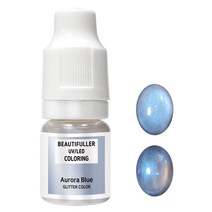 뷰티풀러 UV LED 착색제 글리터 5ml - 오로라 컬러 5종 레진공예 레진아트, 오로라 블루