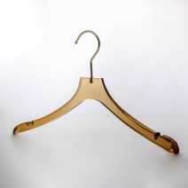 클리어 아크릴 옷걸이(브라운) 옷가게 의류매장 디피